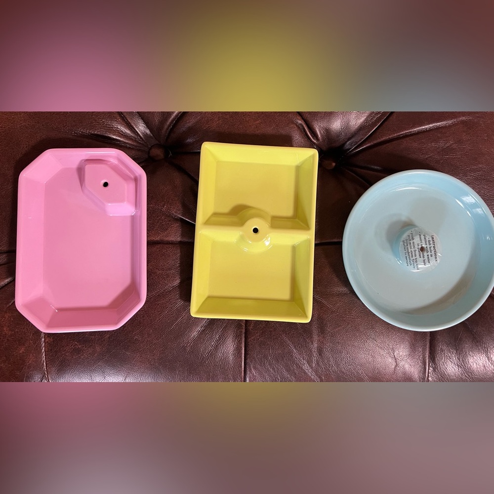 Nora Fleming MEL07 Retired Pastel Dainty Dishes